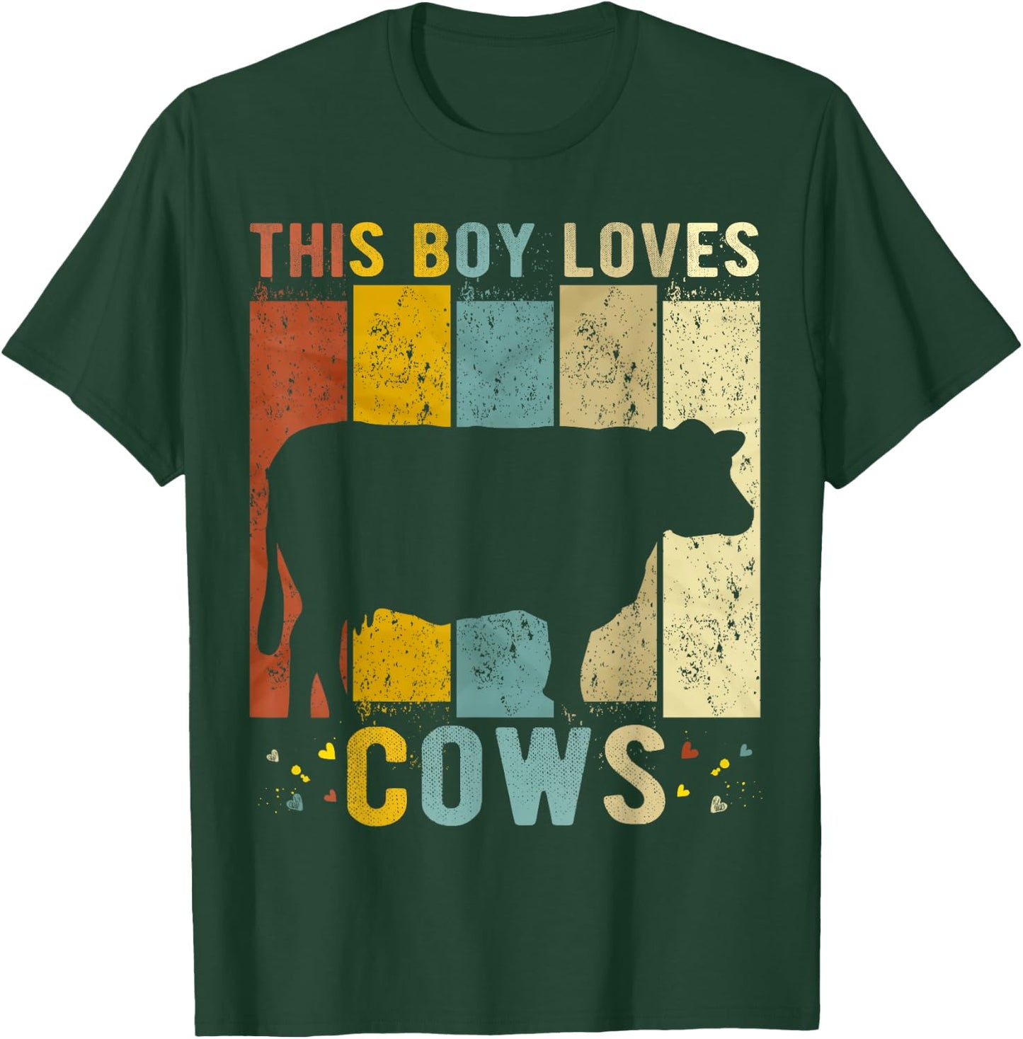 This Boy Loves Cows Boys Cow T-Shirt - T-Shirt | Forest
