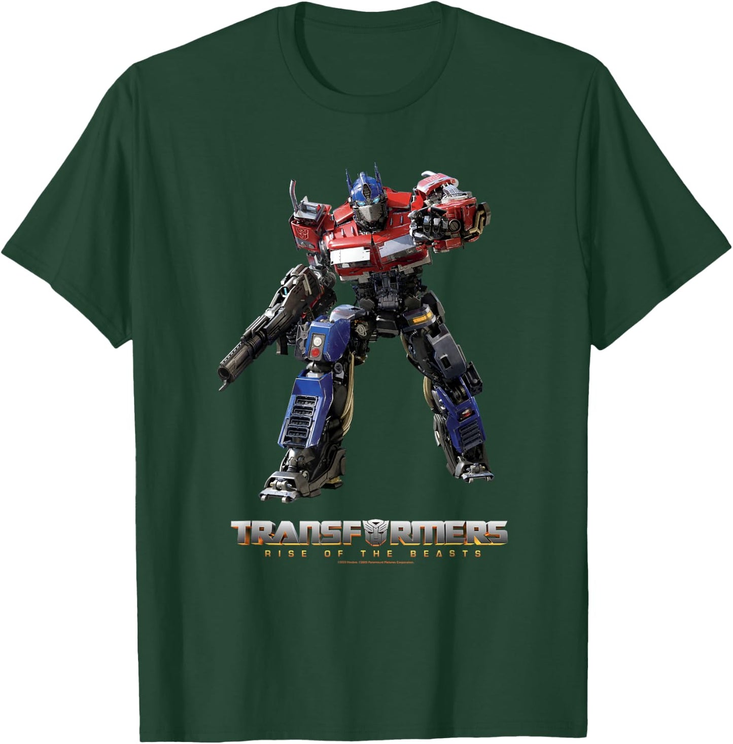 Transformers: Rise of the Beasts Optimus Prime Full Body T-Shirt - T-Shirt | Forest