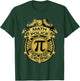 Math Police Badge To Add And Subtract T-Shirt - T-Shirt | Forest