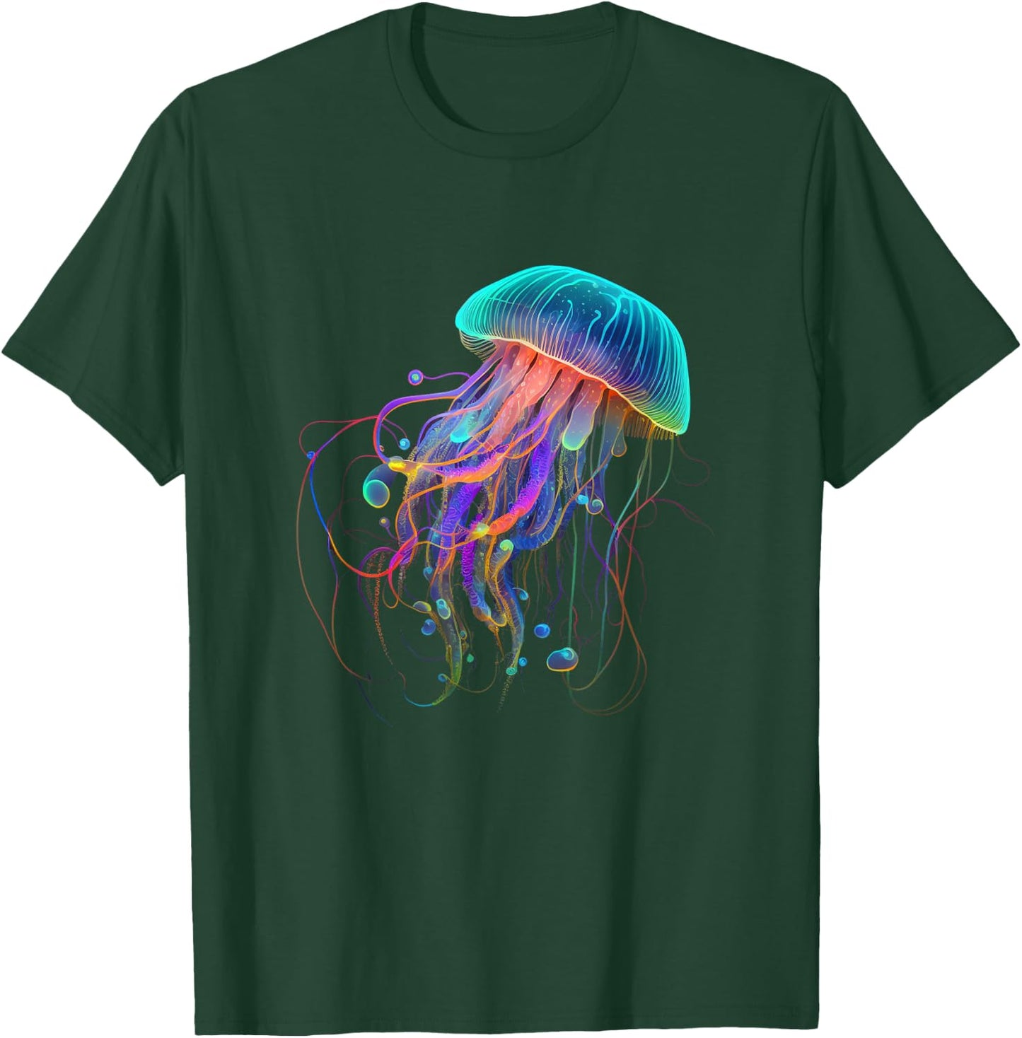 Jellyfish Ocean Animal Scuba Diving Jelly Fish T-Shirt - T-Shirt | Forest