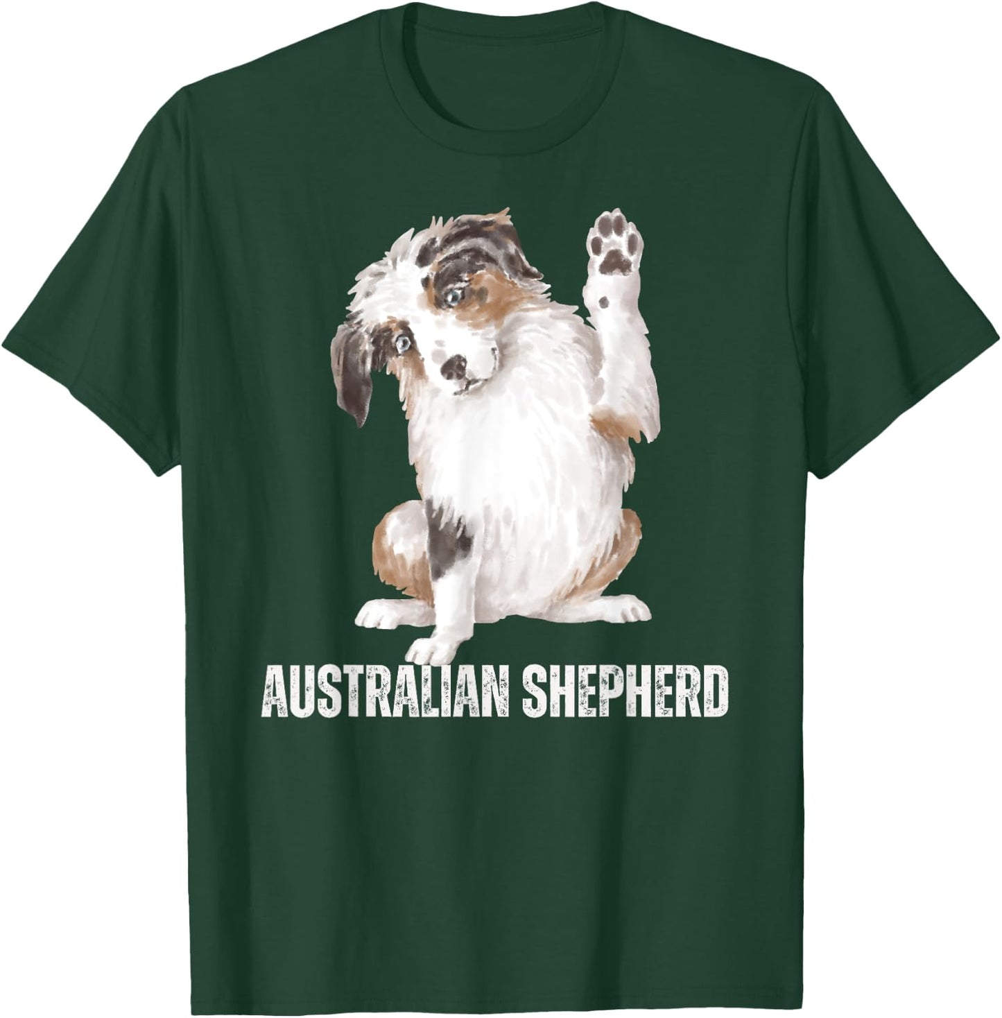 Australian Shepherd Dog Lover Gifts Shirt Aussie Dog T-Shirt - T-Shirt | Forest