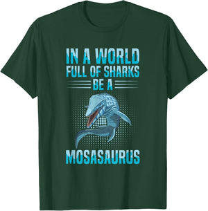Dinosaur Mosasaurus Design for a Mosasaurus Fan T-Shirt - T-Shirt | Forest