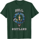 Bell Tartan Clan Badge Athletic Style T-Shirt - T-Shirt | Forest