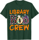 Library Boo Crew Book Lovers Funny Halloween Library Ghost T-Shirt - T-Shirt | Forest