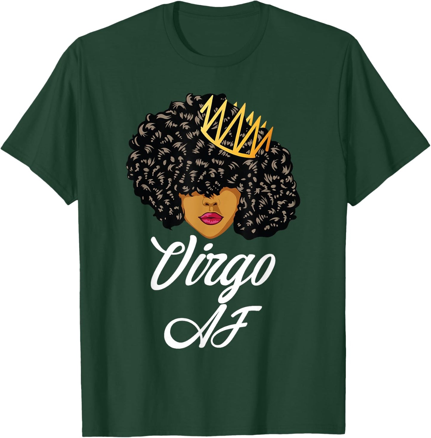 Virgo AF Zodiac Star Sign Birthday T-Shirt - T-Shirt | Forest