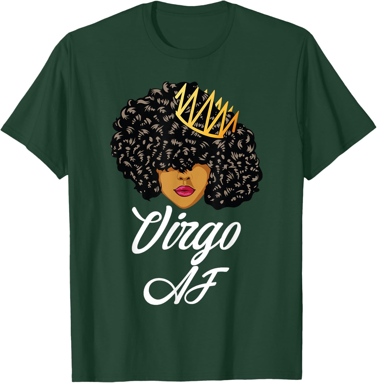 Virgo AF Zodiac Star Sign Birthday T-Shirt - T-Shirt | Forest