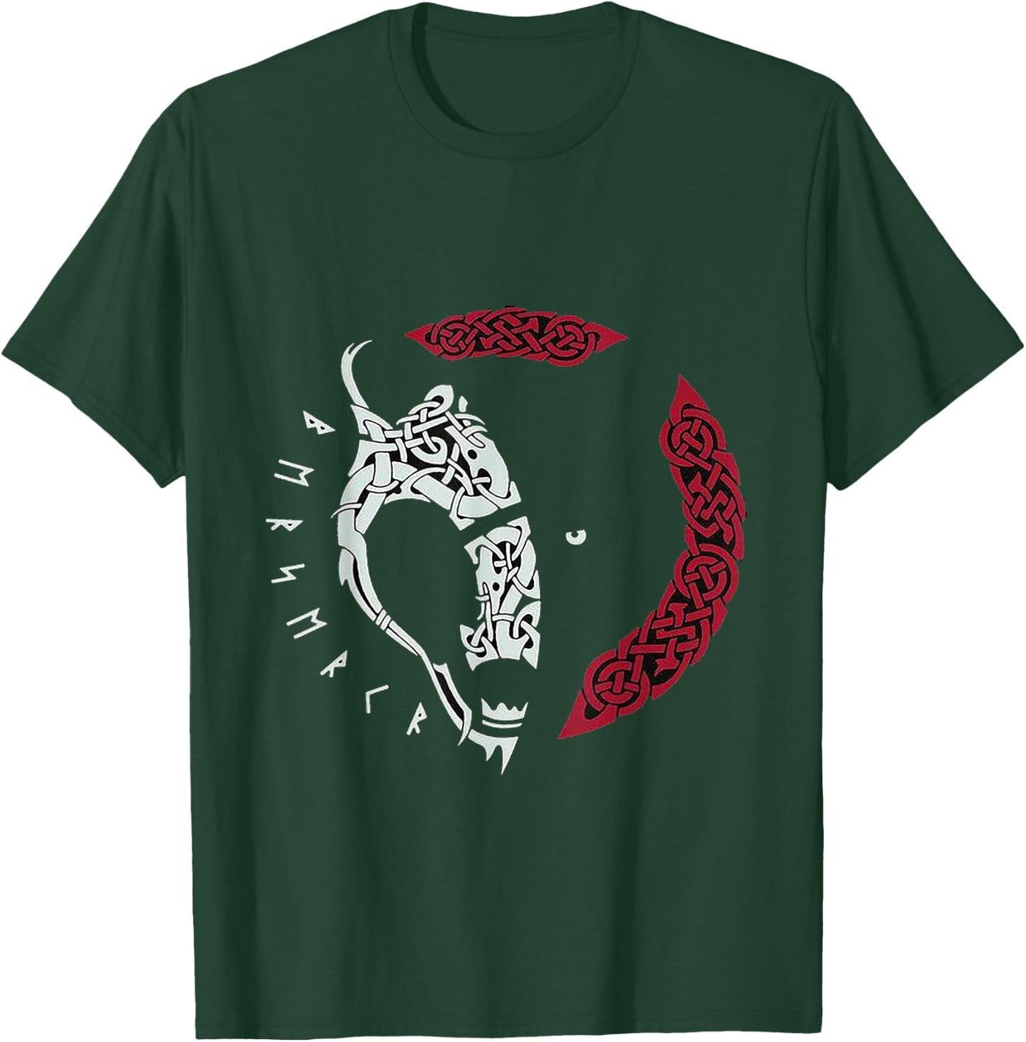 Viking Wolf T-Shirt - T-Shirt | Forest