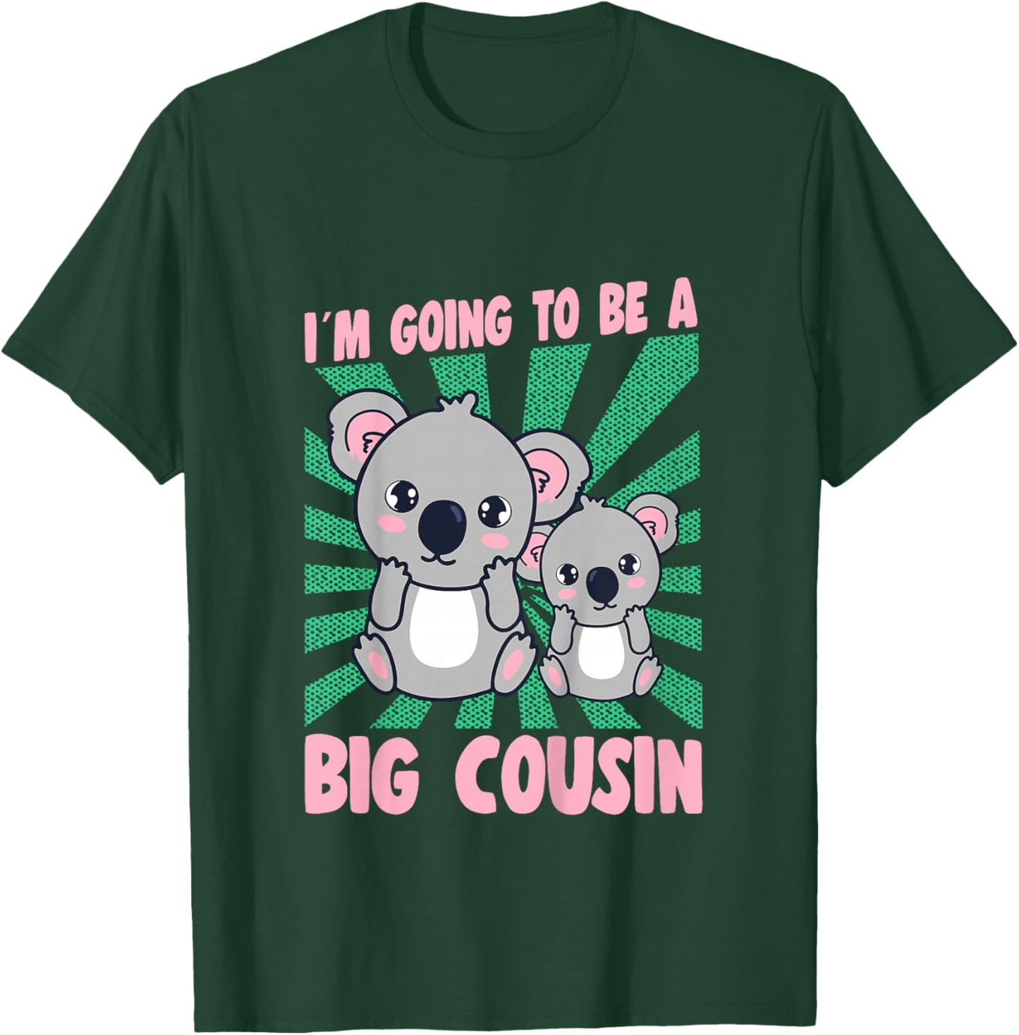 Kids I Will Be A Big Cousin Koala Graphic Big Cousin T-Shirt - T-Shirt | Forest