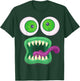 Men's Women's Big Eyes Monster Face Halloween Costume T-Shirt - T-Shirt | Forest