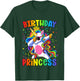 Birthday Princess Shirt Girl Unicorn Birthday T-Shirt - T-Shirt | Forest