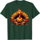 Turkey Yoga Thanksgiving Day Funny Meditating Namaste Fall T-Shirt - T-Shirt | Forest