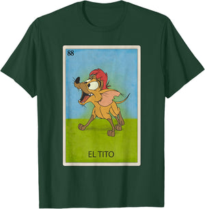 Disney Oliver & Company El Tito Lotería Card Poster T-Shirt - T-Shirt | Forest