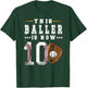 10th Birthday Baseball Boy Ten Year Old Baseball Player T-Shirt - T-Shirt | Forest