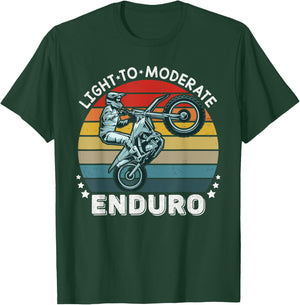 Motorcycle Adventure Rider Funny Light To Moderate Enduro T-Shirt - T-Shirt | Forest