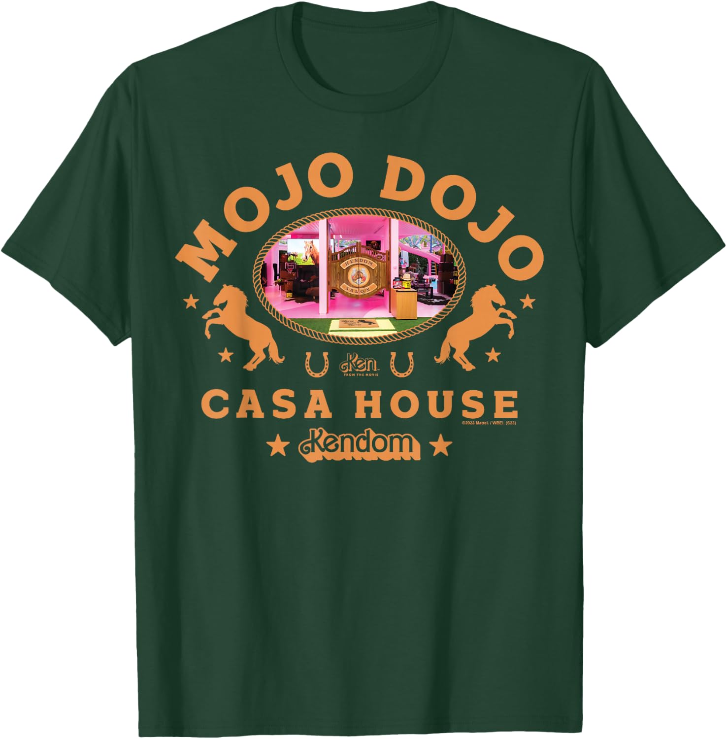 Barbie The Movie - Mojo Dojo Casa House Western T-Shirt - T-Shirt | Forest