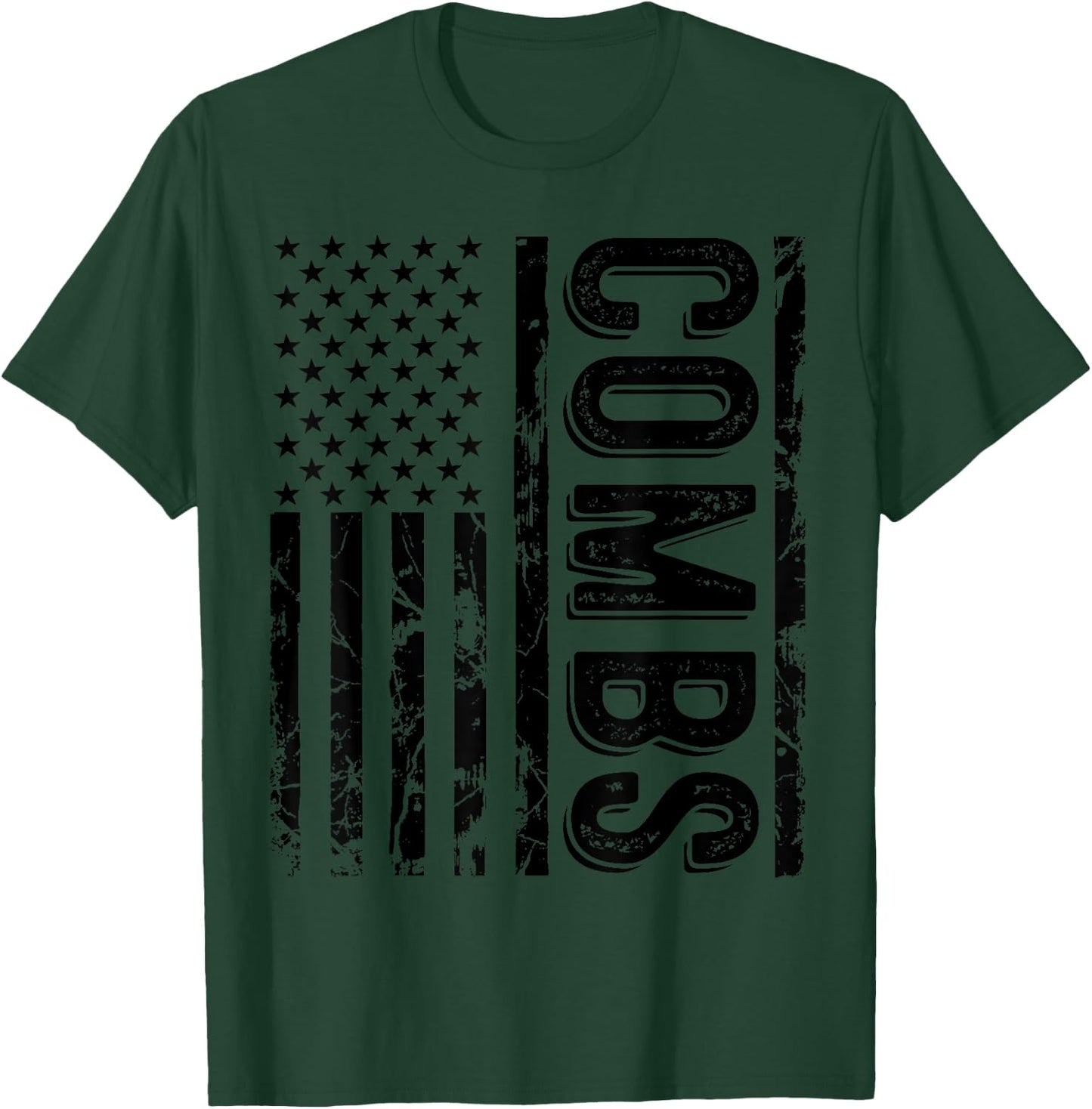 Combs Last Name Funny Surname Team Combs Family Reunion T-Shirt - T-Shirt | Forest