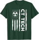 CT Tech USA Flag Radiologic Technologist Radiology America T-Shirt - T-Shirt | Forest