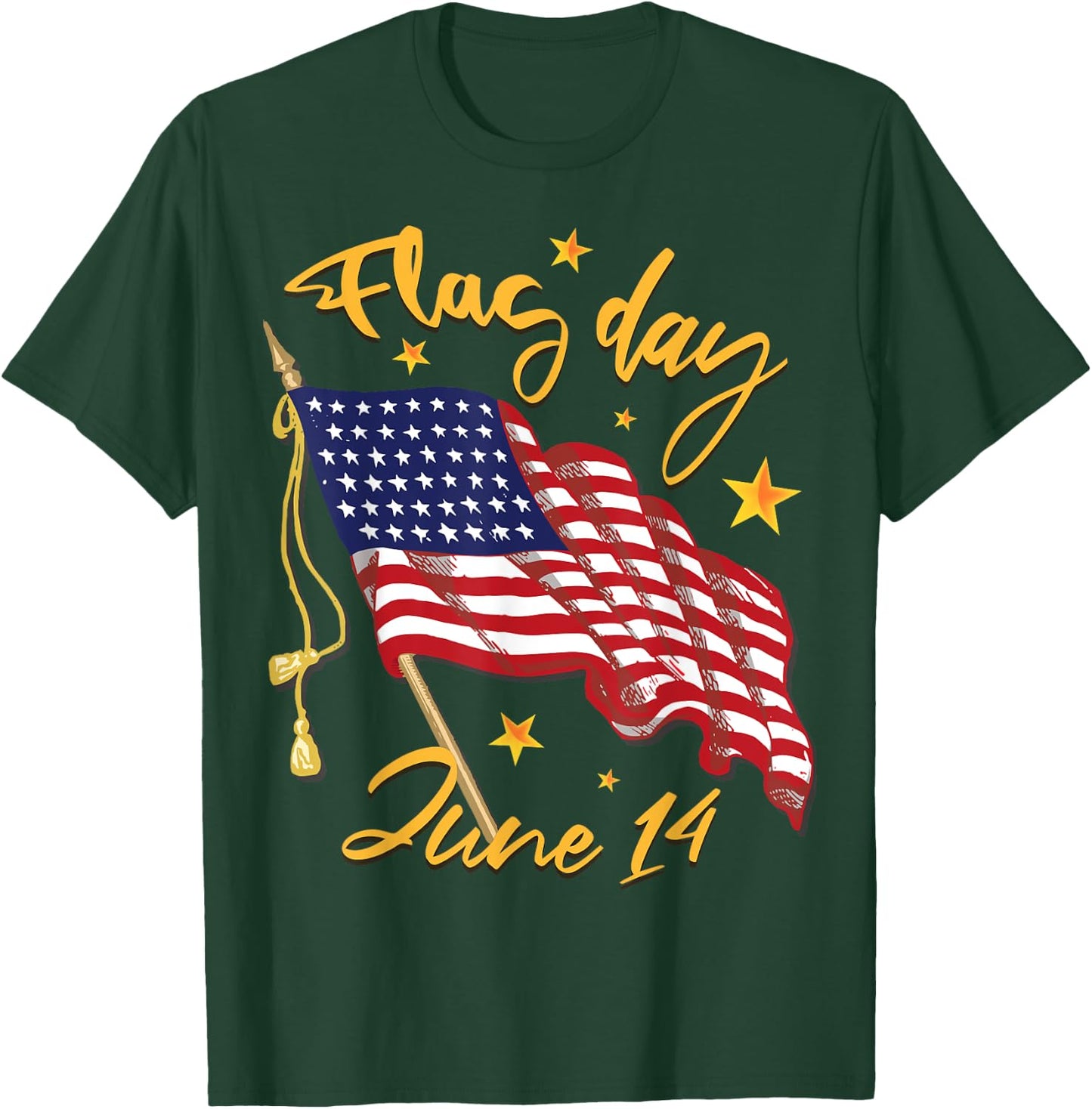 Flag Day - June 14 T-Shirt - T-Shirt | Forest