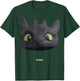 DreamWorks Dragons Toothless Night Fury Big Face Costume 3D T-Shirt - T-Shirt | Forest