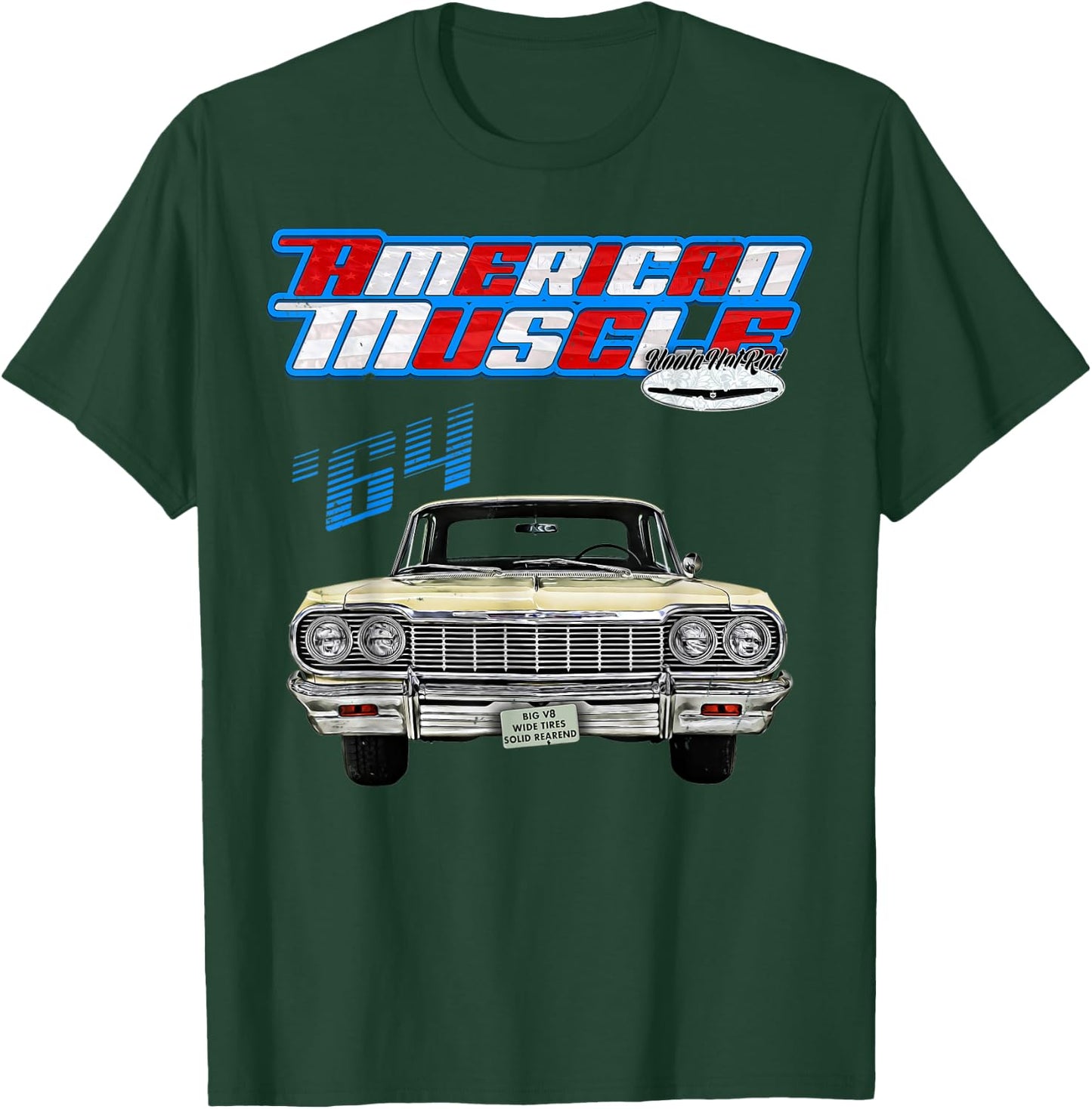1964,Impala,BelAir,Bel Air,DelRay,Del Ray,Muscle Car,Hot Rod T-Shirt - T-Shirt | Forest