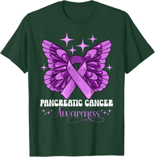 Pancreatic Cancer Awareness T-Shirt - T-Shirt | Forest