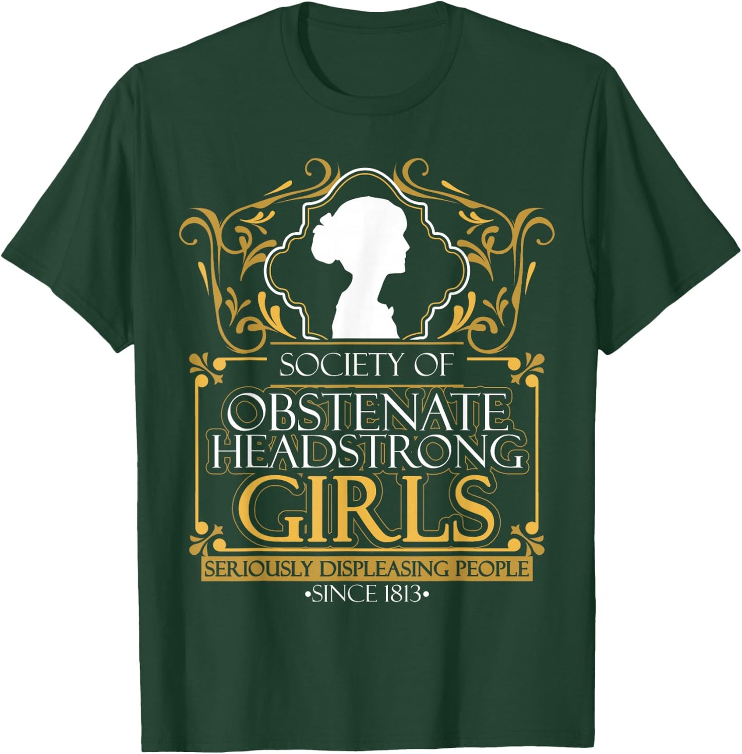 Jane Austen Quote Bookworm Novelist Reading T-Shirt - T-Shirt | Forest