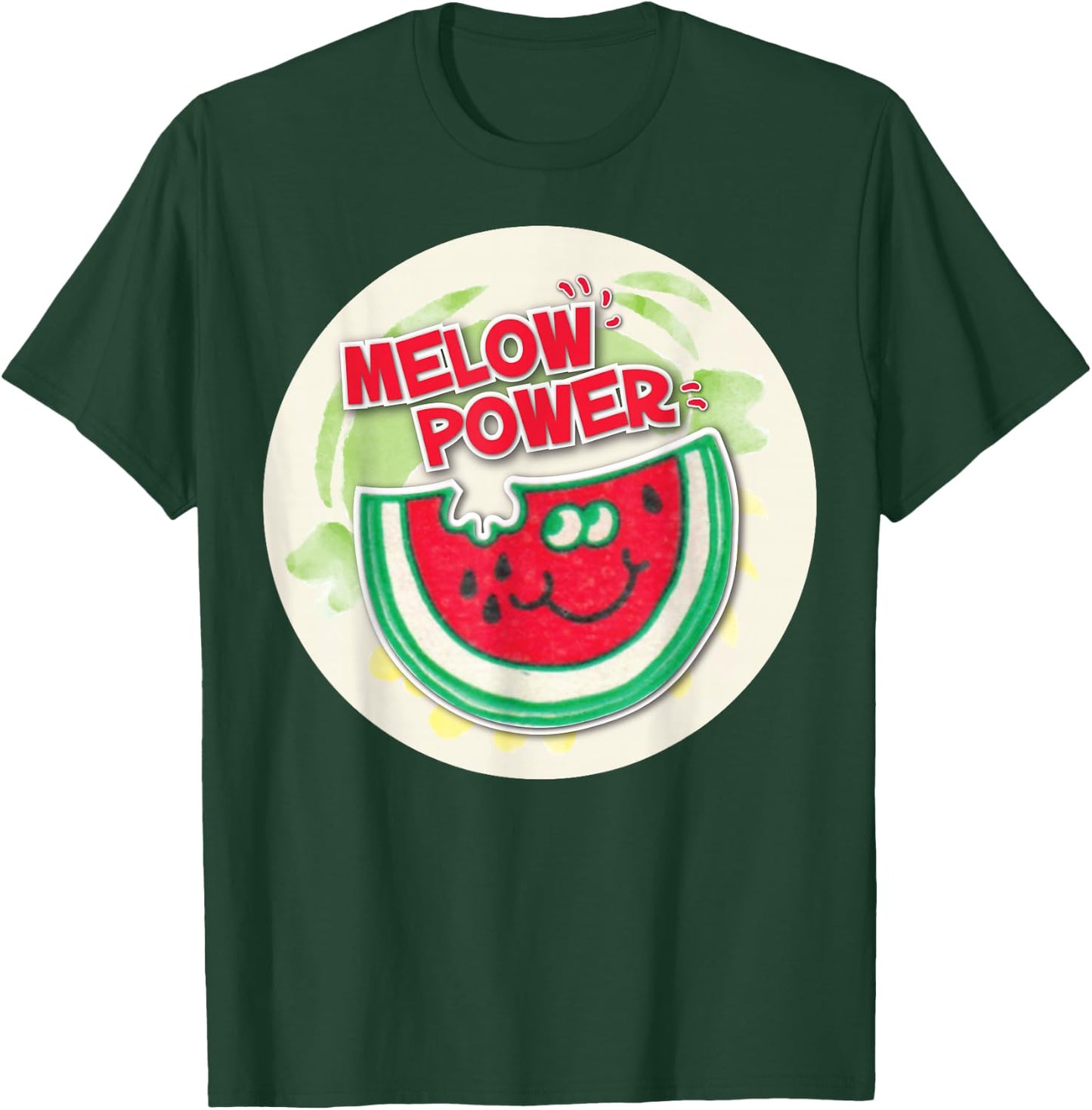 Vintage Scratch and Sniff Sticker Watermelon, Melon Power T-Shirt - T-Shirt | Forest