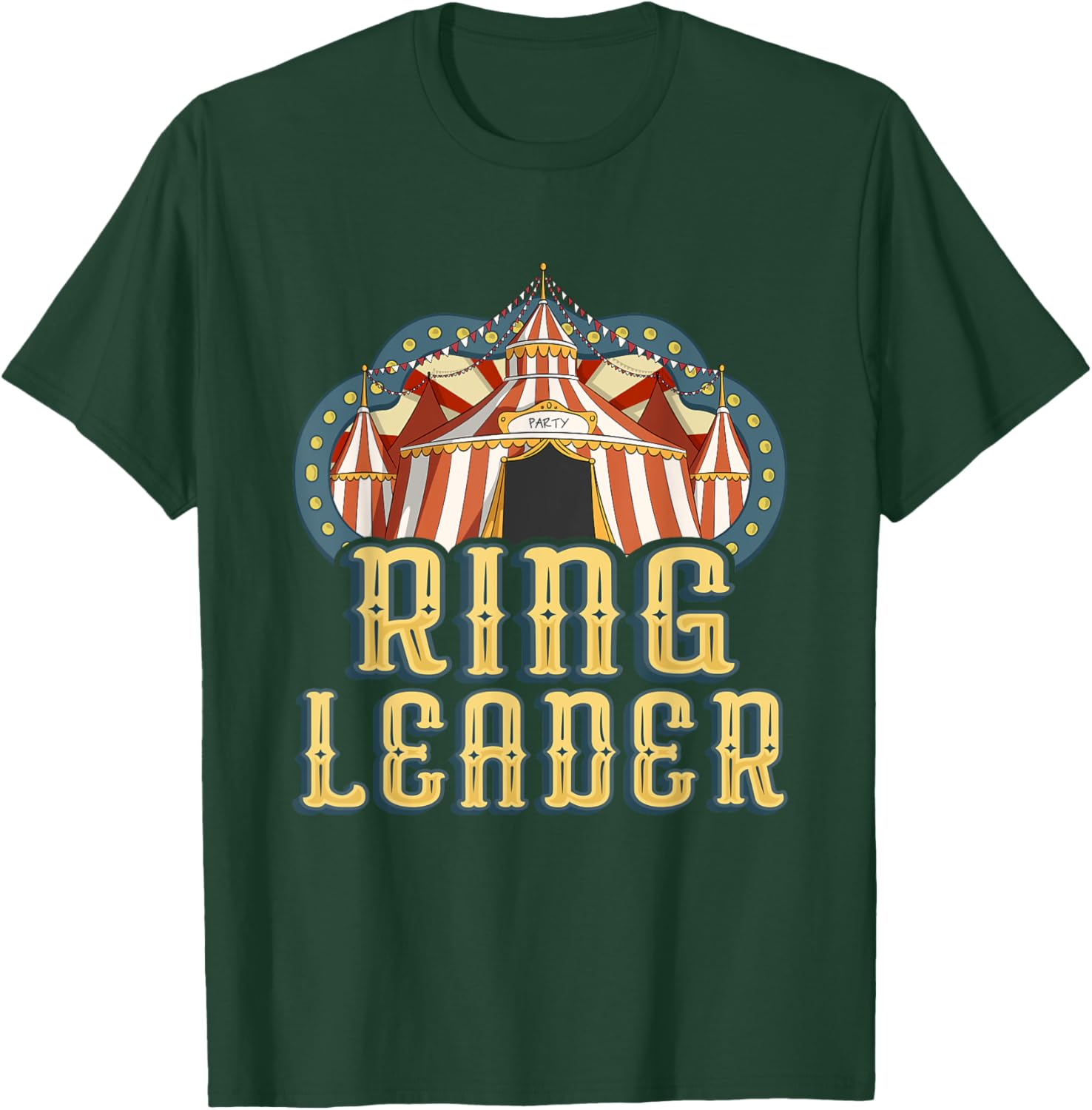 Ring Leader - Vintage Circus Birthday T-Shirt - T-Shirt | Forest