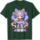 Kawaii Chibi Girl | Decora Fairy Kei Anime Manga Harajuku T-Shirt - T-Shirt | Forest