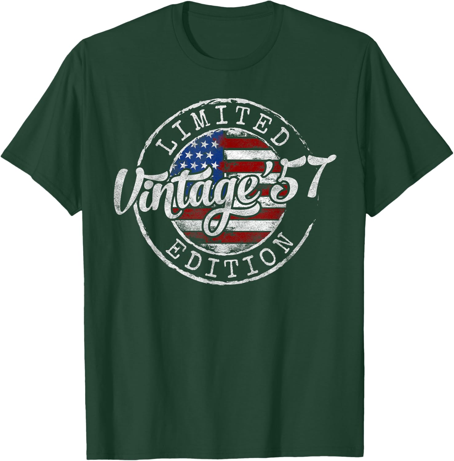 Vintage 1957 68th Birthday Gifts Women 68 Year Old T-Shirt - T-Shirt | Forest
