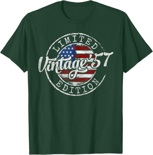 Vintage 1957 68th Birthday Gifts Women 68 Year Old T-Shirt - T-Shirt | Forest