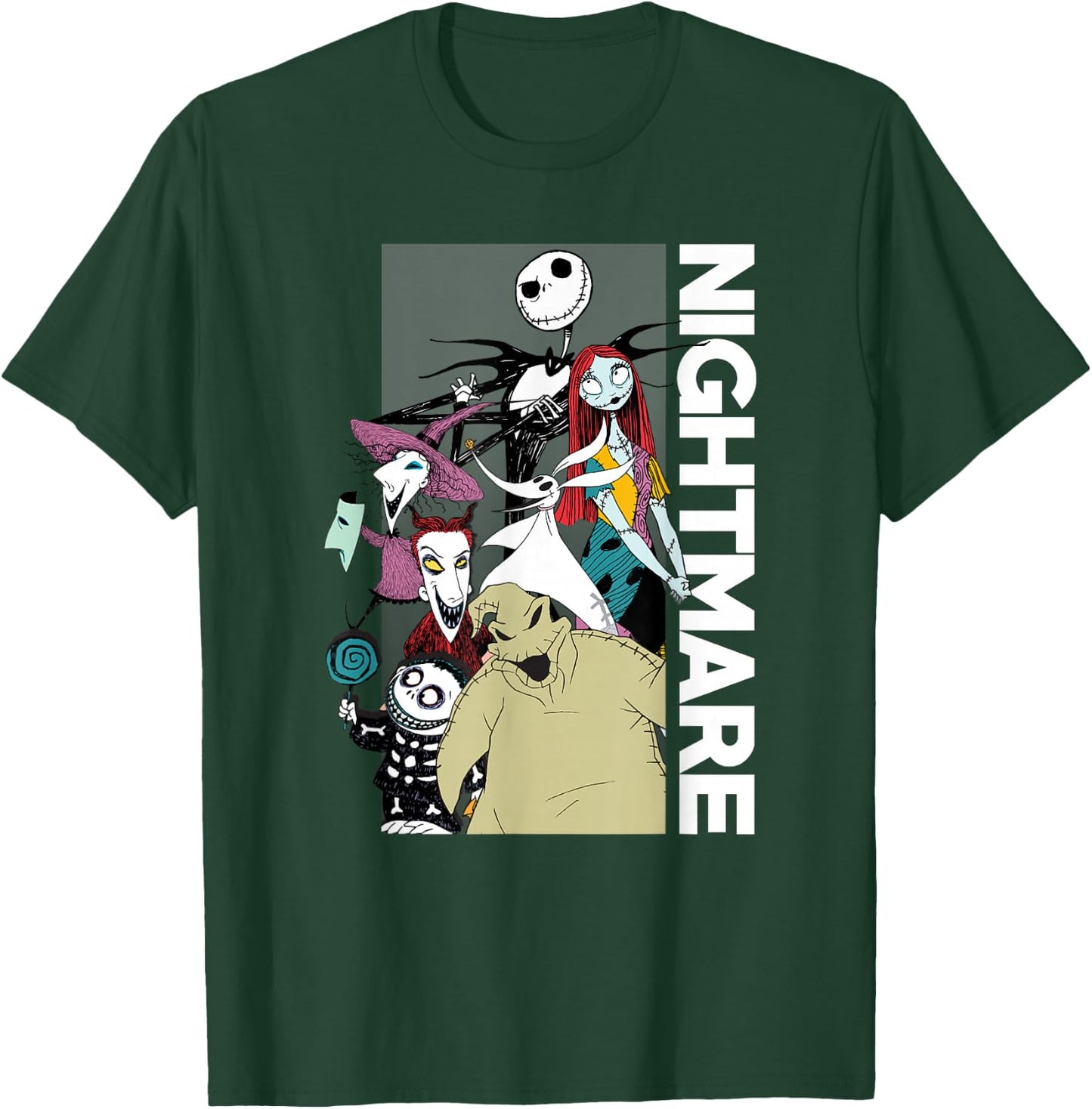 Disney The Nightmare Before Christmas Group Shot Poster T-Shirt - T-Shirt | Forest