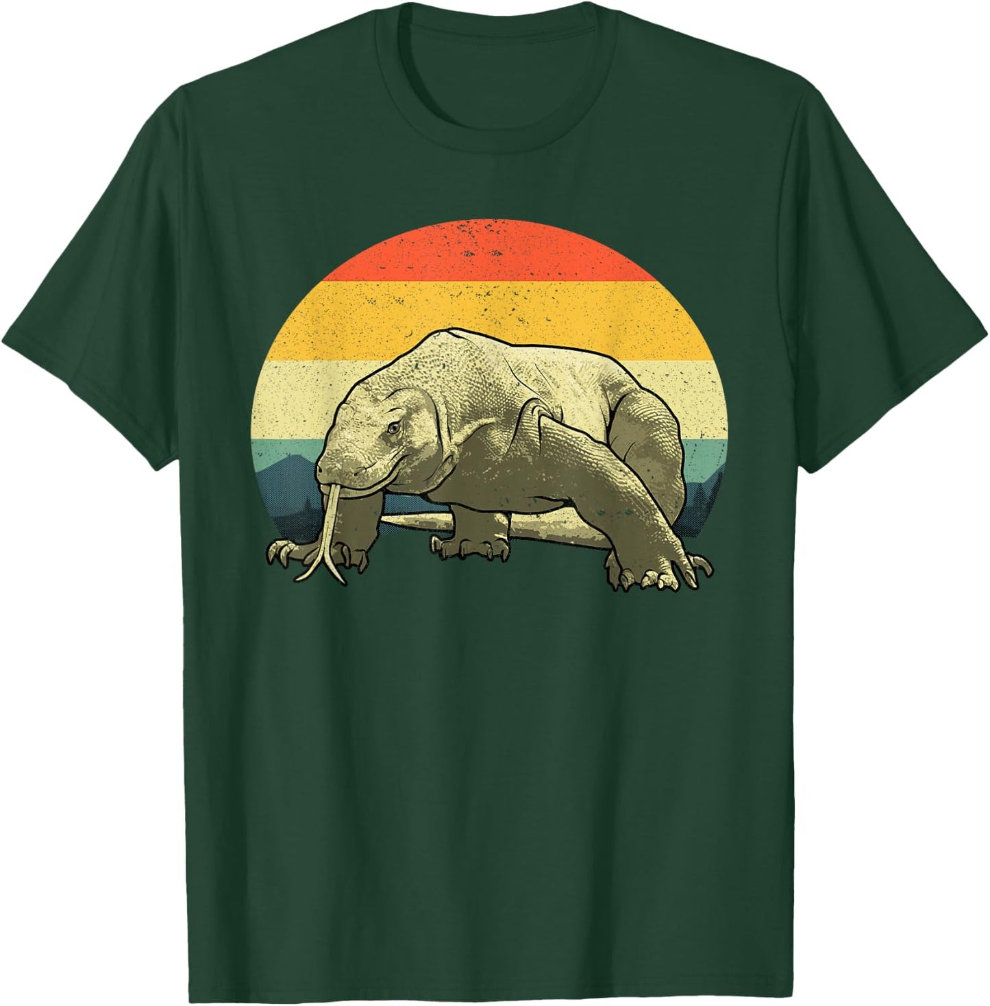 Cute Komodo Dragon Women Kids Vintage Komodo Dragon T-Shirt - T-Shirt | Forest