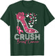 Crush Breast Cancer Awareness High Heels Pink Ribbon T-Shirt - T-Shirt | Forest