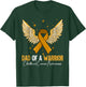Dad Of A Warrior Childhood Cancer Awareness T-Shirt - T-Shirt | Forest