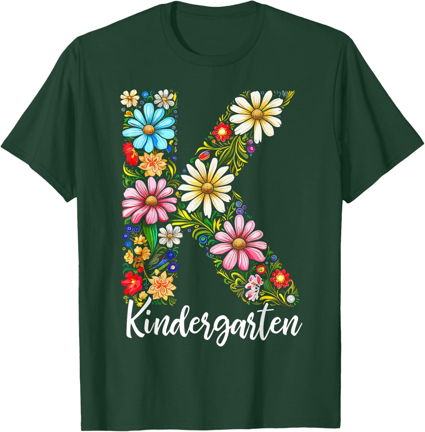 Kindergarten Teacher First Day of School Back to School Kids T-Shirt - T-Shirt | Forest