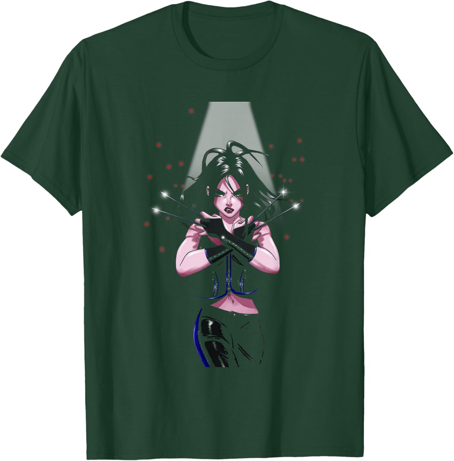 Marvel X-Men X-23 In The Spotlight Cool Portrait T-Shirt - T-Shirt | Forest