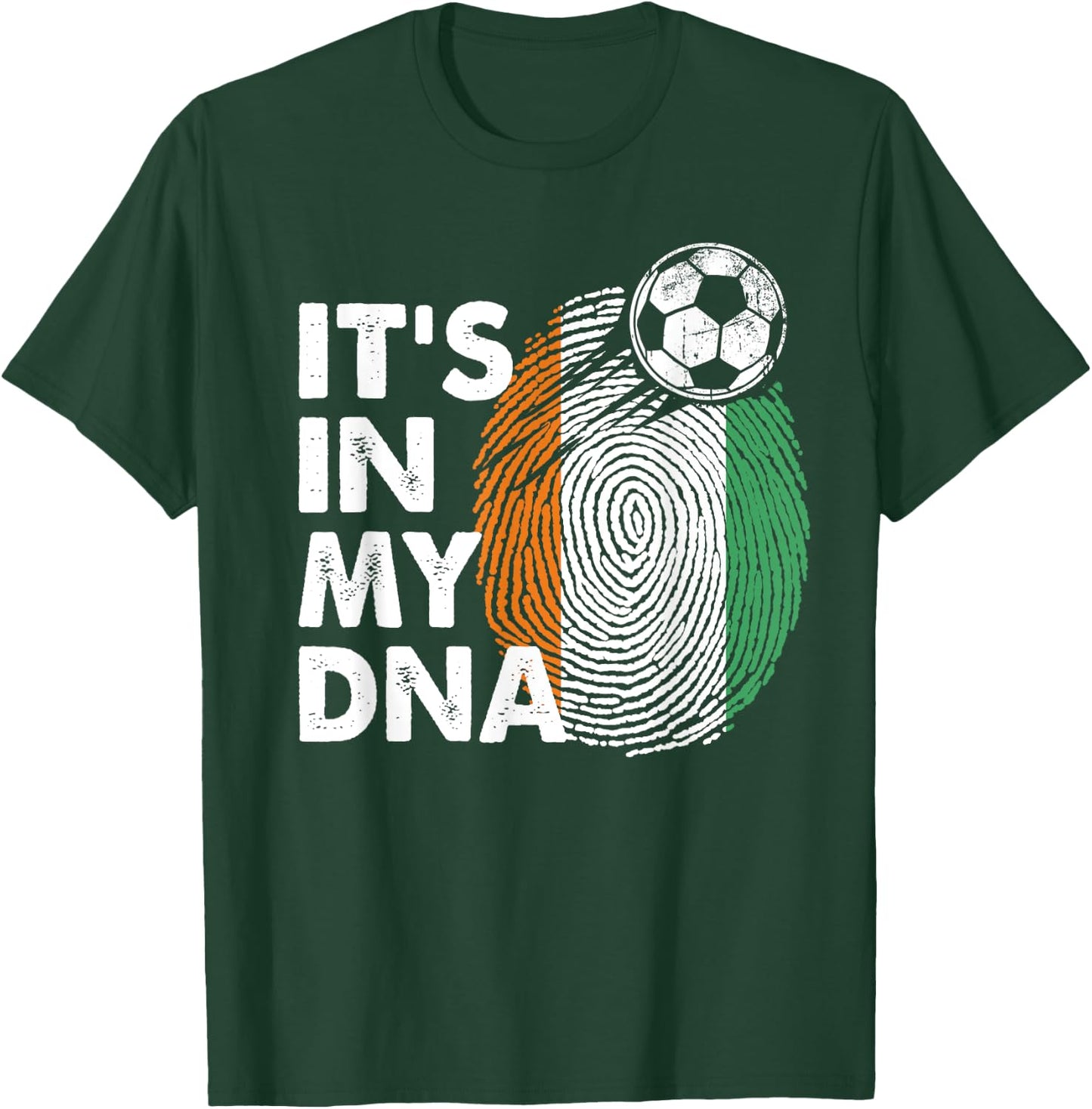 Cote D'ivoire In My DNA Cote D'ivoire Flag Team T-Shirt - T-Shirt | Forest