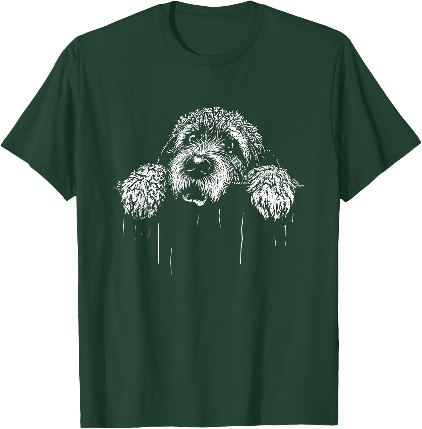 Labradoodle - Funny Vintage Labrador Poodle Dog Lover T-Shirt - T-Shirt | Forest