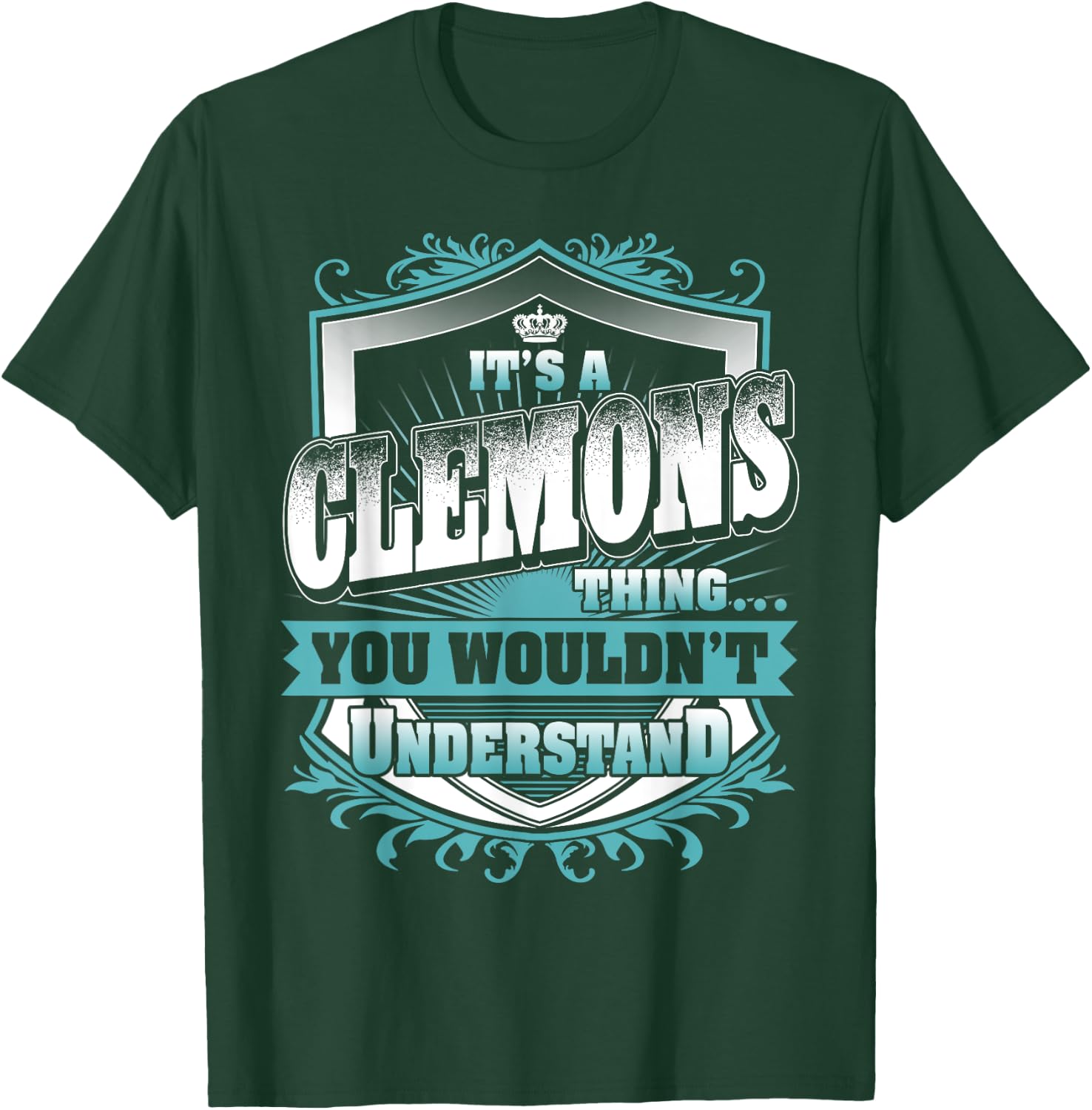 It's A CLEMONS Thing You Wouldn't Understand Name Vintage T-Shirt - T-Shirt | Forest