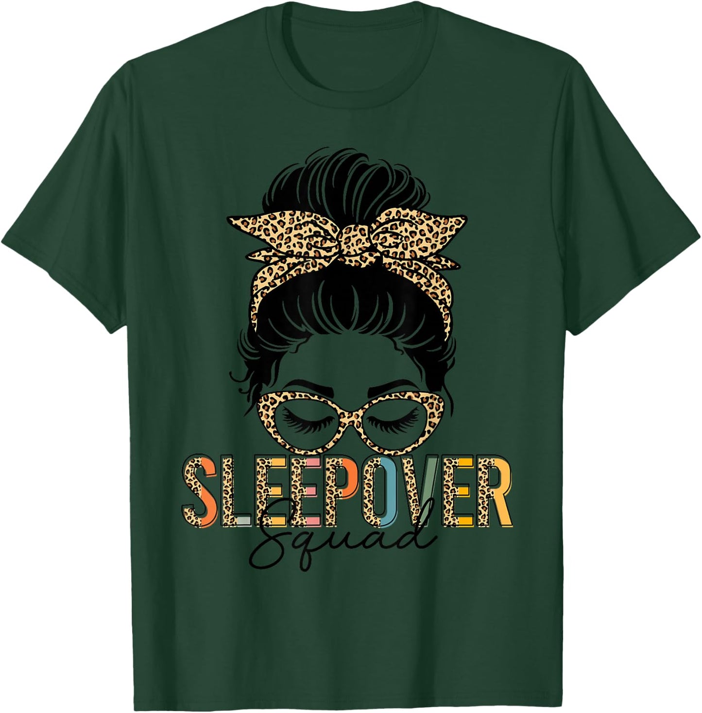 Cute Sleepover Squad Pajama Party Slumber Party T-Shirt - T-Shirt | Forest