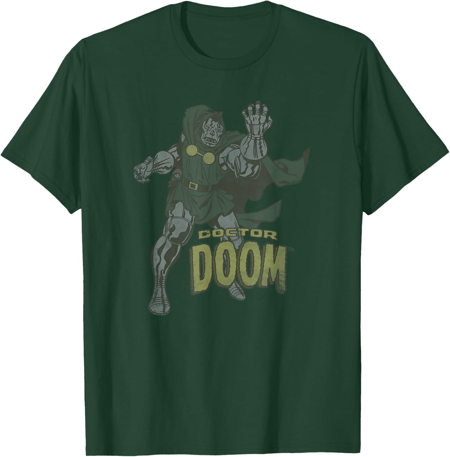 Marvel Fantastic Four Doctor Doom Vintage Portrait T-Shirt - T-Shirt | Forest