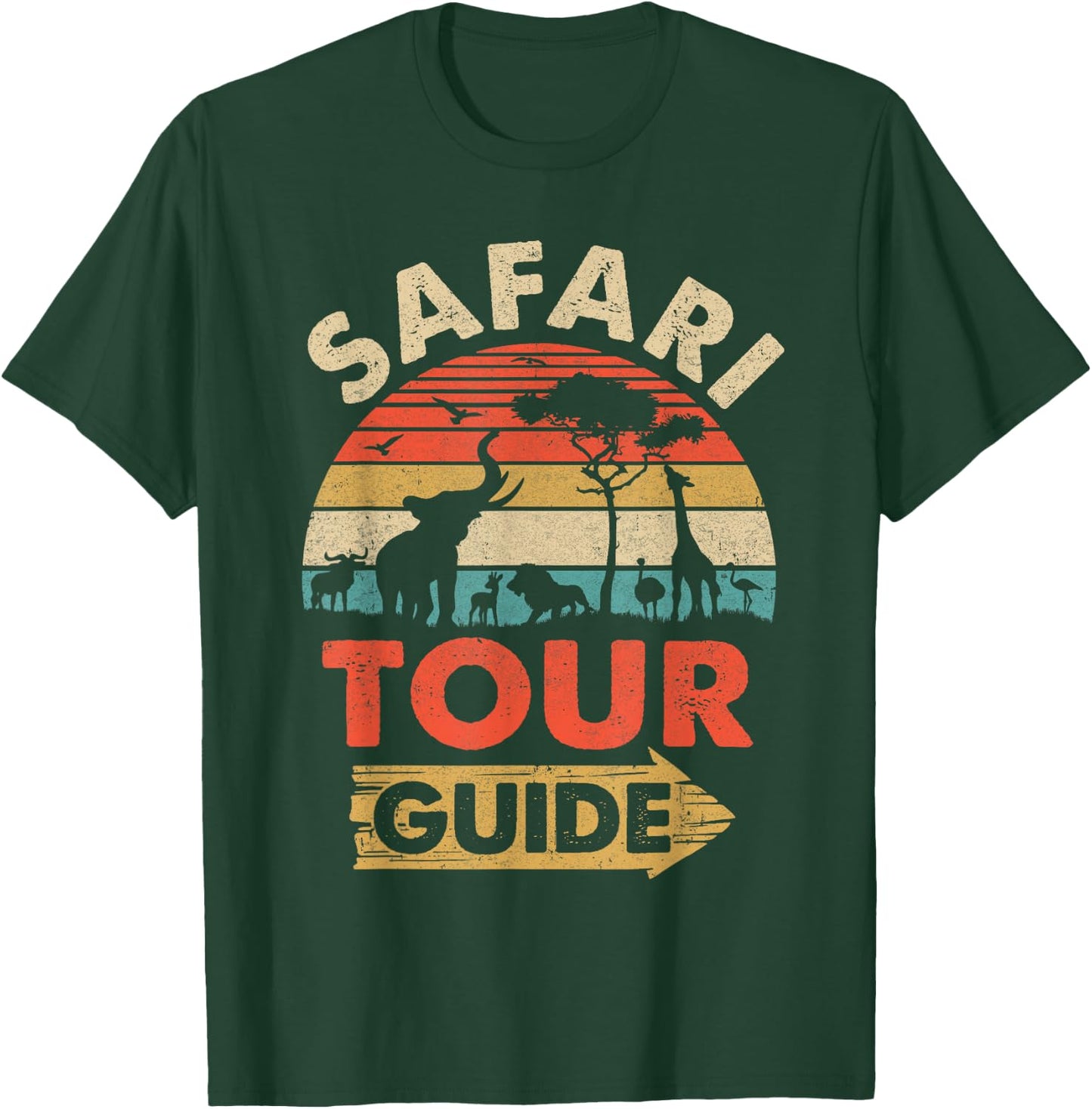 Cool Safari Squad Women Zoo Animal African Jungle T-Shirt - T-Shirt | Forest