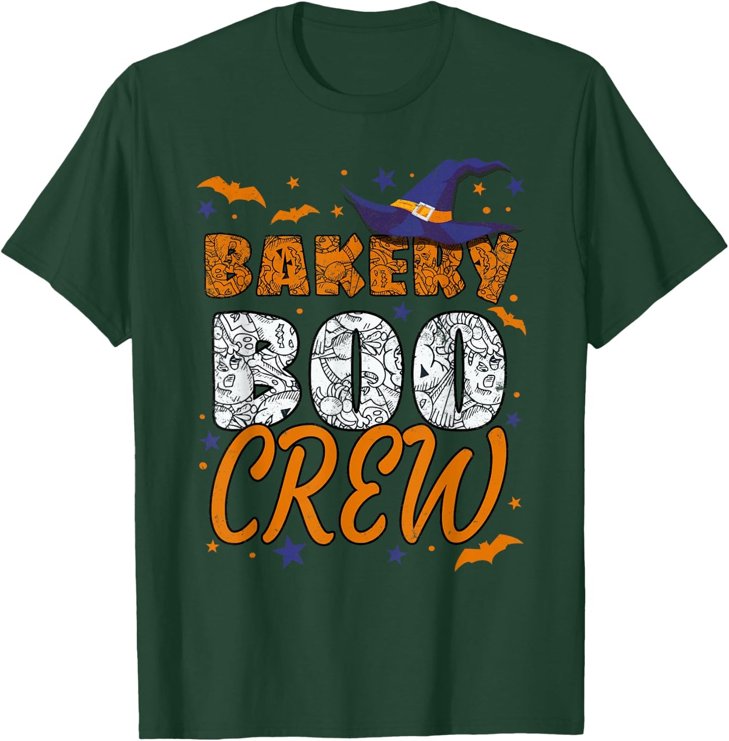 Bakery Boo Crew Halloween Baker Matching T-Shirt - T-Shirt | Forest