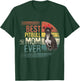 Vintage Best Pitbull Mom Ever Mothers Day For Dog Mom Men Women Kids T-Shirt - T-Shirt | Forest