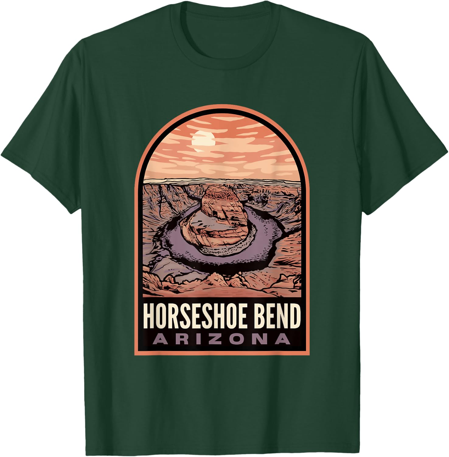 Horseshoe Bend Arizona T-Shirt - T-Shirt | Forest