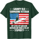 Funny Grumpy Old Submarine Veteran My Level of Sarcasm T-Shirt - T-Shirt | Forest