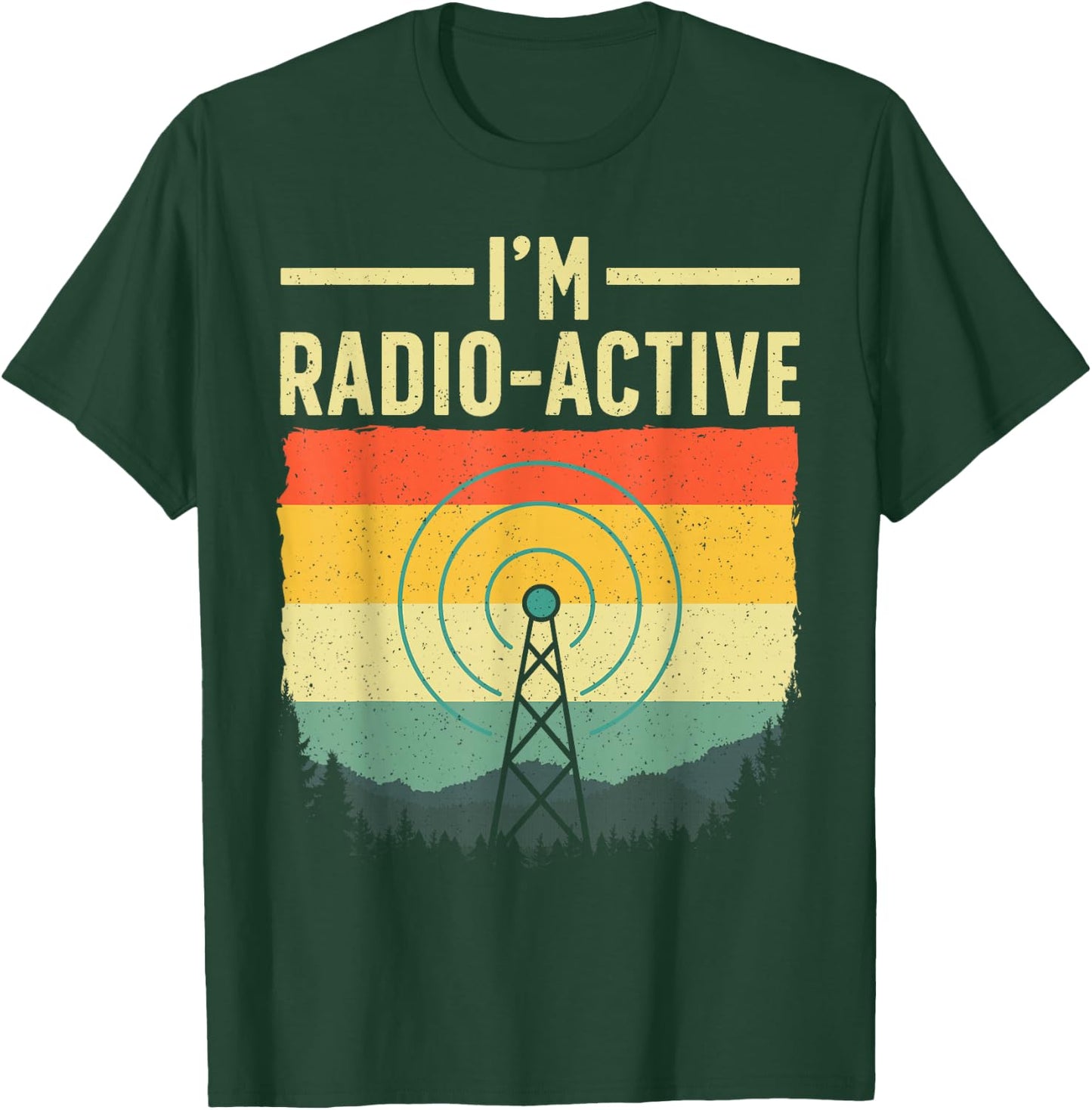 Cool Ham Radio Art Women Ham Operator Amateur Radio T-Shirt - T-Shirt | Forest