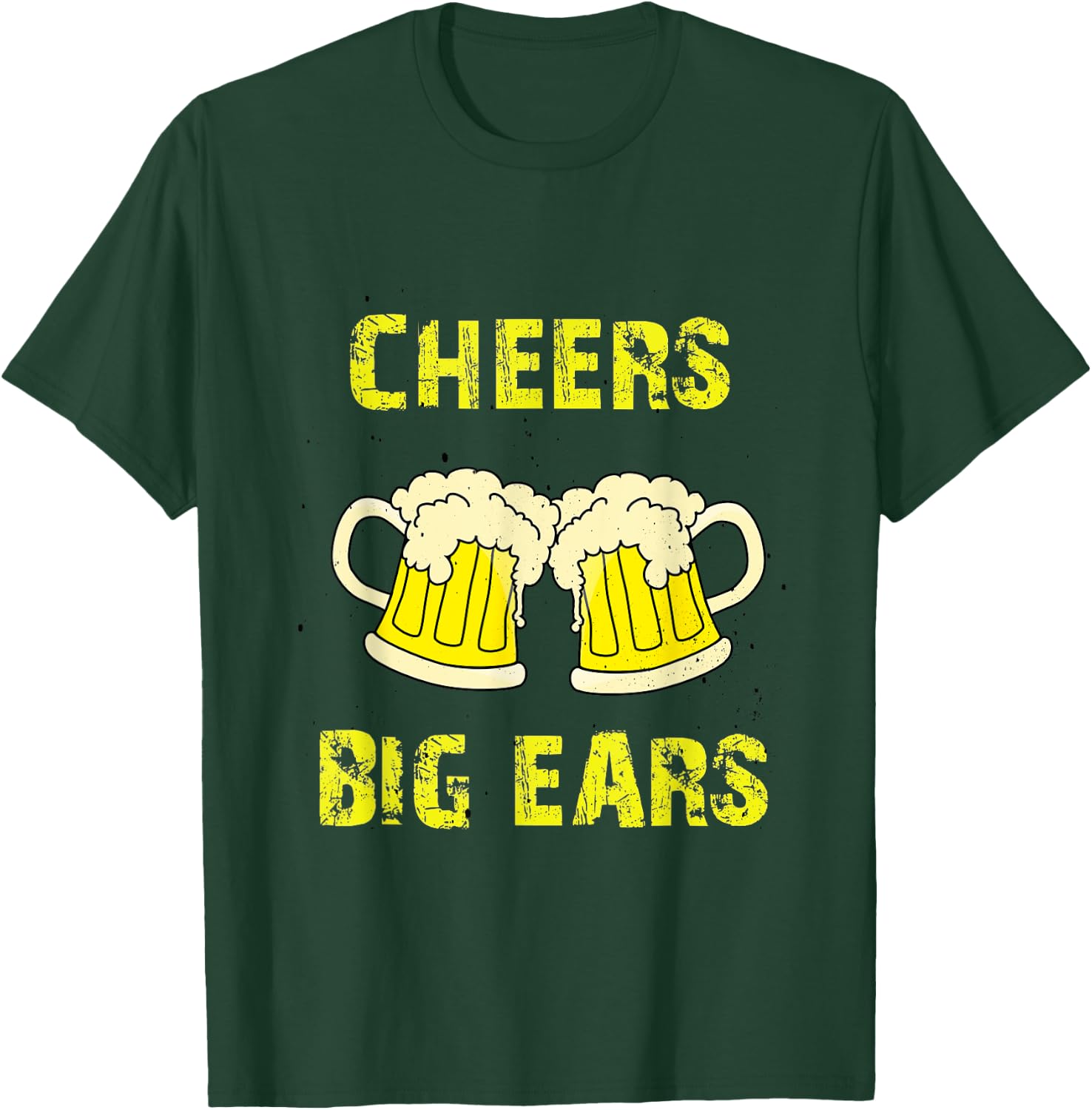 Cheers, big ears, beer T-Shirt - T-Shirt | Forest