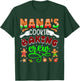 Nana's Xmas Cookie Baking Crew Plaid Xmas Cookies Baker T-Shirt - T-Shirt | Forest